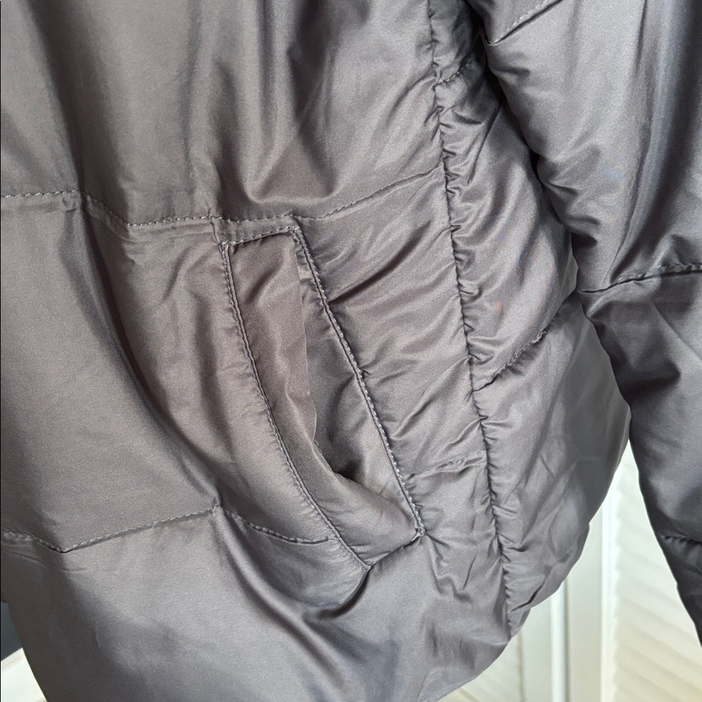 Recreation by Thread & Supply Tabitha Jacket Women’s Dark Gray Collarless Size L - Picture 6 of 12